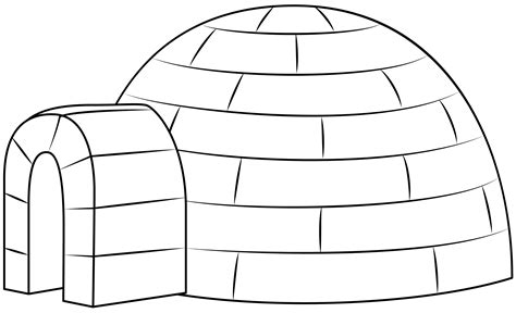 Igloo Template For Craft